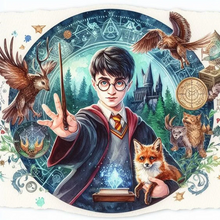 Lade das Bild in den Galerie-Viewer, Harry Potter Voll quadratisches DP 30*30