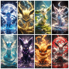 Lade das Bild in den Galerie-Viewer, Pokemon Eevee - Diamond Painting - 30*55cm