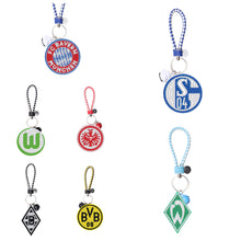 Lade das Bild in den Galerie-Viewer, 1pcs Fußball doppelseitig  DIY Bastel Schlüsselanhänger