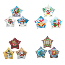 Lade das Bild in den Galerie-Viewer, 3pcs / set Diamant Malerei Weihnachtsbaum führte hängende Lichter
