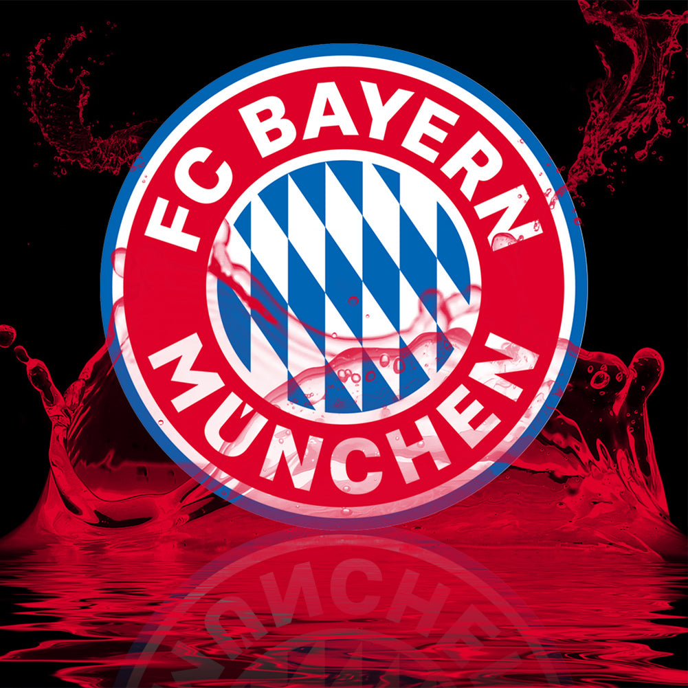 FC Bayern München - Rund Diamant Malerei - 40*40CM
