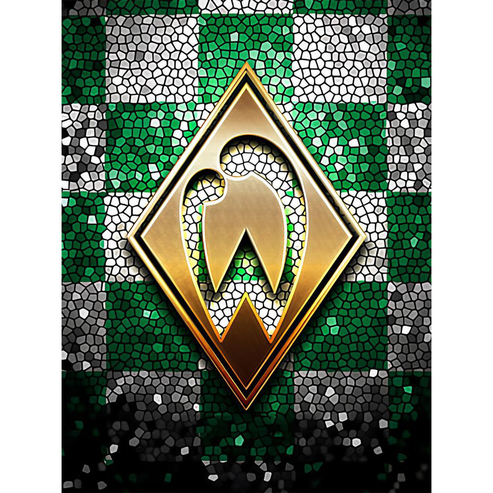 (Mehrere Größen rund/quadratisch) Werder Bremen Diamond painting