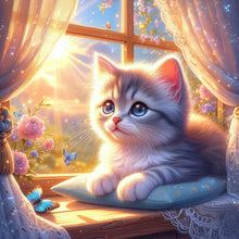 Lade das Bild in den Galerie-Viewer, Katze-Voll  Diamond Painting-30x30cm