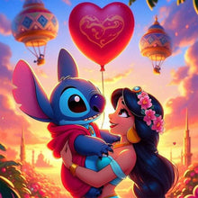 Lade das Bild in den Galerie-Viewer, Stitch-Voll Diamond Painting-30x30cm