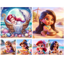Lade das Bild in den Galerie-Viewer, (Mehrere Stile) Prinzessin Disney Voll Diamond Painting 40*40