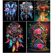 Lade das Bild in den Galerie-Viewer, Dreamcatcher-Full Round Diamond Painting-30x40cm