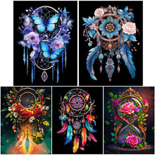 Lade das Bild in den Galerie-Viewer, Dreamcatcher-Full Round Diamond Painting-30x40cm