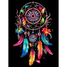 Lade das Bild in den Galerie-Viewer, Dreamcatcher-Full Round Diamond Painting-30x40cm