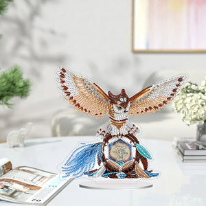 Blumenadler-Kolibri  einseitig gebohrt  Acryl-Diamant-Desktop-Ornament