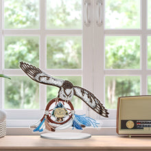 Lade das Bild in den Galerie-Viewer, Blumenadler-Kolibri einseitig gebohrt Acryl-Diamant-Desktop-Ornament