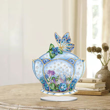 Lade das Bild in den Galerie-Viewer, Blumenadler-Kolibri einseitig gebohrt Acryl-Diamant-Desktop-Ornament