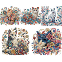 Lade das Bild in den Galerie-Viewer, Cat-Partial-Special Diamond Painting-30x30cm