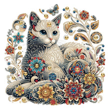 Lade das Bild in den Galerie-Viewer, Cat-Partial-Special Diamond Painting-30x30cm