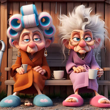 Lade das Bild in den Galerie-Viewer, Funny Grandma-Voll Diamond Painting-40x40cm