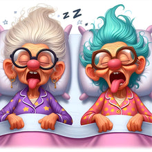 Lade das Bild in den Galerie-Viewer, Funny Grandma-Voll Diamond Painting-40x40cm