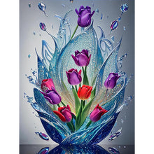 Lade das Bild in den Galerie-Viewer, Animal/Blumen-Voll Diamond Painting-30x40cm