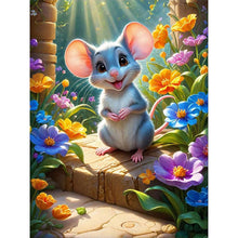 Lade das Bild in den Galerie-Viewer, Animal/Blumen-Voll Diamond Painting-30x40cm