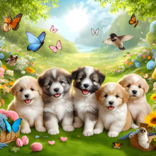 Lade das Bild in den Galerie-Viewer, Hund-Voll Round Diamond Painting-30x30cm