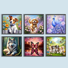 Lade das Bild in den Galerie-Viewer, Hund-Voll Round Diamond Painting-30x30cm