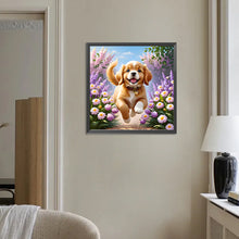 Lade das Bild in den Galerie-Viewer, Hund-Voll Round Diamond Painting-30x30cm