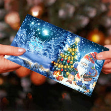 Lade das Bild in den Galerie-Viewer, 12Pcs/Set Weihnachts-Diamant-Grußkarten