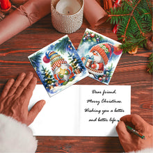 Lade das Bild in den Galerie-Viewer, 12Pcs/Set Weihnachts-Diamant-Grußkarten