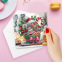 Lade das Bild in den Galerie-Viewer, 6/12Pcs/Set Weihnachts-Diamant-Grußkarten