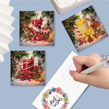 Lade das Bild in den Galerie-Viewer, 6/12Pcs/Set Weihnachts-Diamant-Grußkarten