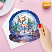 Lade das Bild in den Galerie-Viewer, 6/8/12Pcs/Set Weihnachts-Diamant-Grußkarten