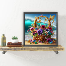 Lade das Bild in den Galerie-Viewer, Wunderschöne Blumenkörbe - Voll Diamond Painting-30x30cm