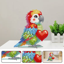 Lade das Bild in den Galerie-Viewer, Weihnachten Eule-Einfache Seite Bohrer-Schüttelkopf Acryl Diamant Desktop Ornament