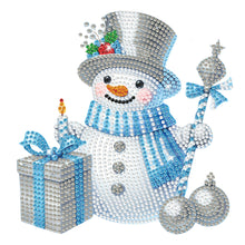 Lade das Bild in den Galerie-Viewer, Weihnachten Eule-Einfache Seite Bohrer-Schüttelkopf Acryl Diamant Desktop Ornament