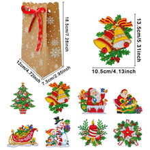 Lade das Bild in den Galerie-Viewer, 8Pcs/Set Weihnachts-Diamantenmalerei Geschenktüten