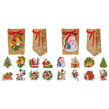 Lade das Bild in den Galerie-Viewer, 8Pcs/Set Weihnachts-Diamantenmalerei Geschenktüten