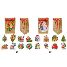 Lade das Bild in den Galerie-Viewer, 8Pcs/Set Weihnachts-Diamantenmalerei Geschenktüten