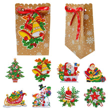 Lade das Bild in den Galerie-Viewer, 8Pcs/Set Weihnachts-Diamantenmalerei Geschenktüten
