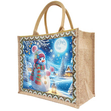 Lade das Bild in den Galerie-Viewer, Weihnachts-Diamant Malerei Tote Bag (Upgraded Waterproof)