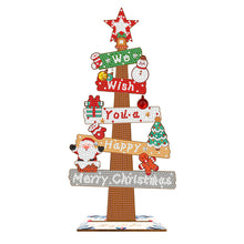 Lade das Bild in den Galerie-Viewer, Weihnachten-Holzschild Diamant Malerei Desktop