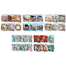 Lade das Bild in den Galerie-Viewer, 6Pcs/Set Weihnachten-Diamond Grußkarten