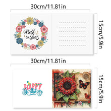 Lade das Bild in den Galerie-Viewer, 6Pcs/Set Weihnachten-Diamond Grußkarten