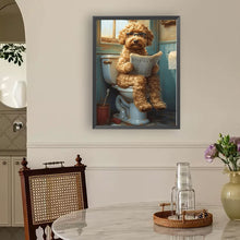 Lade das Bild in den Galerie-Viewer, Welpe-Voll Round Diamond Painting-30x40cm