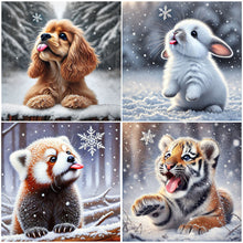 Lade das Bild in den Galerie-Viewer, Tier-Voll Square Diamond Painting-40x40cm