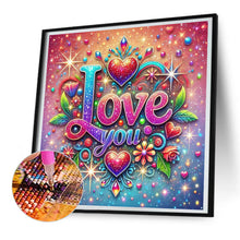 Lade das Bild in den Galerie-Viewer, Love-Voll Round Diamond Painting-30x30cm
