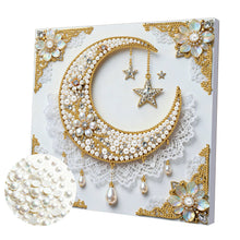 Lade das Bild in den Galerie-Viewer, Elegant – Teilweises Pearl Painting Set mit Rahmen-25x25cm