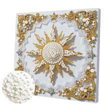 Lade das Bild in den Galerie-Viewer, Elegant – Teilweises Pearl Painting Set mit Rahmen-25x25cm