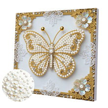 Lade das Bild in den Galerie-Viewer, Elegant – Teilweises Pearl Painting Set mit Rahmen-25x25cm