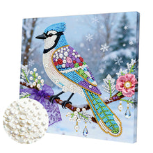 Lade das Bild in den Galerie-Viewer, Tiere-Partial Pearl Painting mit Rahmen-25x25cm