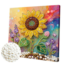 Lade das Bild in den Galerie-Viewer, Partial Pearl Painting mit Rahmen -25*25cm