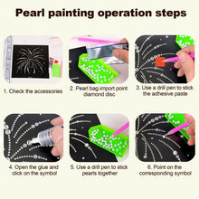 Lade das Bild in den Galerie-Viewer, Partial Pearl Painting mit Rahmen -27x27cm