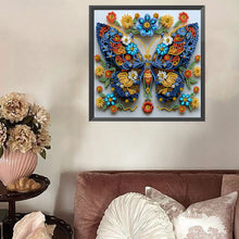 Lade das Bild in den Galerie-Viewer, Schmetterlingsblumen Special Diamond Painting-30x30cm